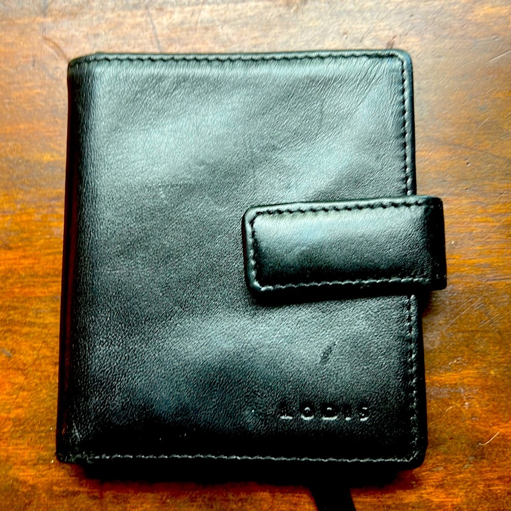 Lodis Black Leather Classy Wallet